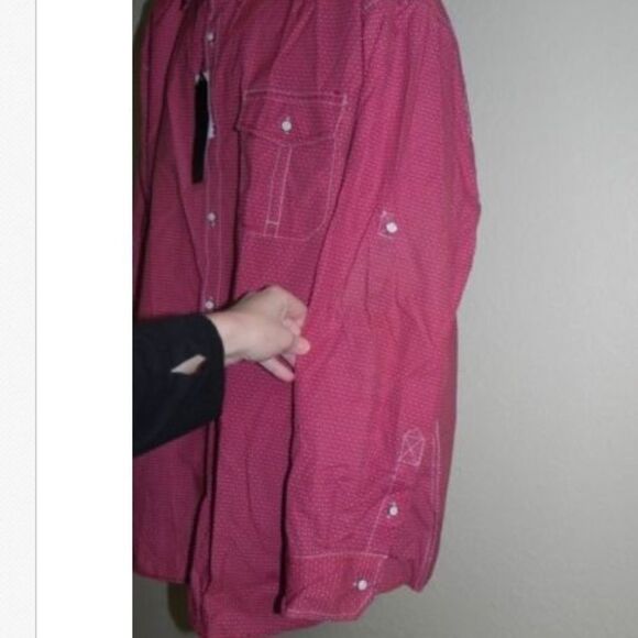 Swiss Cross Shirt Button Front Big & Tall 3XL NWT - Picture 3 of 4